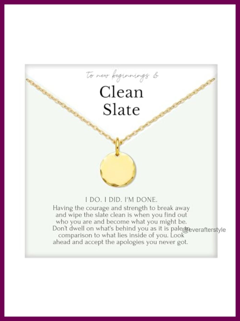 Sterling Silver Inspirational Pendant Necklace Adjustable 18-inch 14k Gold